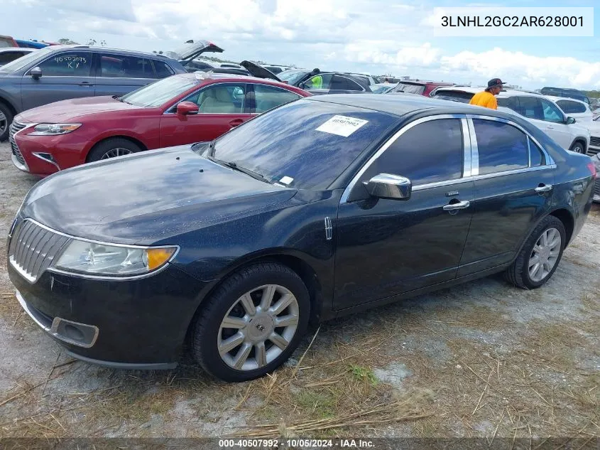 2010 Lincoln Mkz VIN: 3LNHL2GC2AR628001 Lot: 40507992