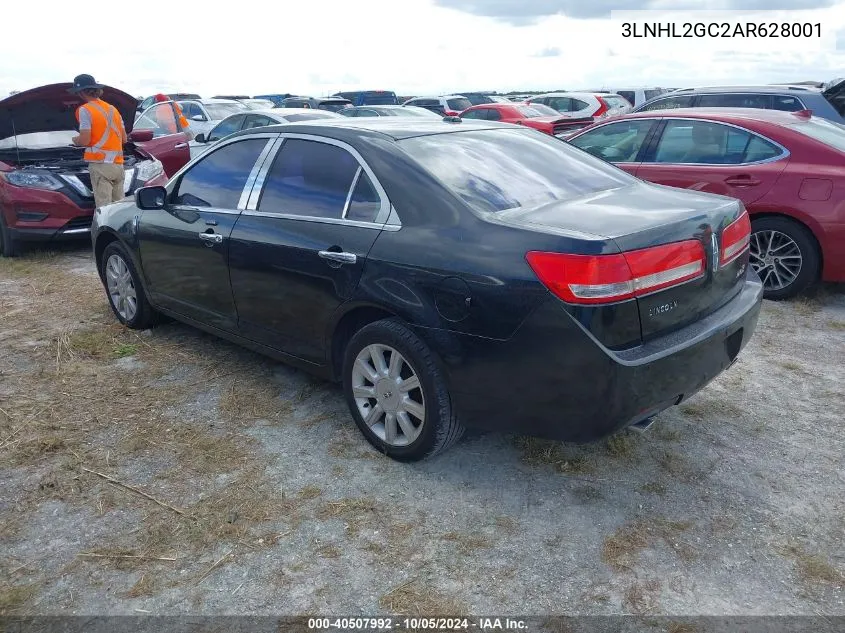 2010 Lincoln Mkz VIN: 3LNHL2GC2AR628001 Lot: 40507992