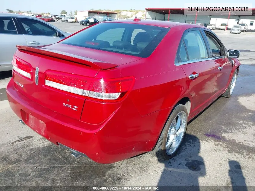 2010 Lincoln Mkz VIN: 3LNHL2GC2AR610338 Lot: 40609225