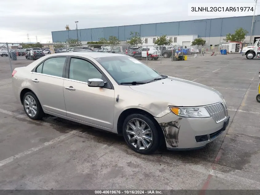 2010 Lincoln Mkz VIN: 3LNHL2GC1AR619774 Lot: 40619676