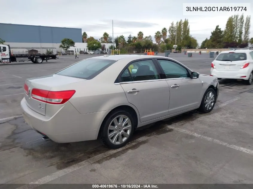 2010 Lincoln Mkz VIN: 3LNHL2GC1AR619774 Lot: 40619676