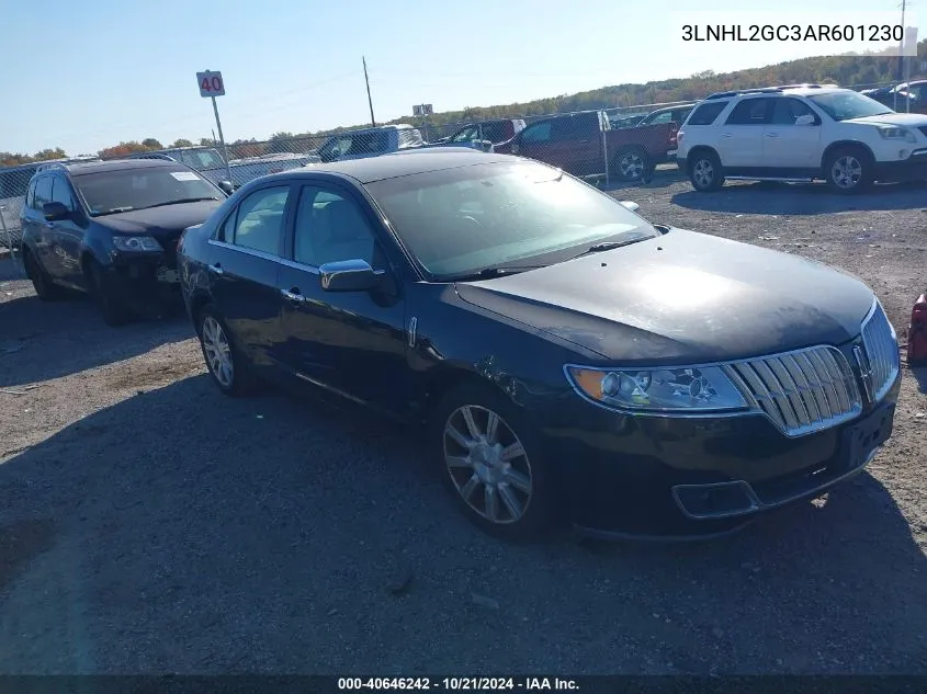 2010 Lincoln Mkz VIN: 3LNHL2GC3AR601230 Lot: 40646242