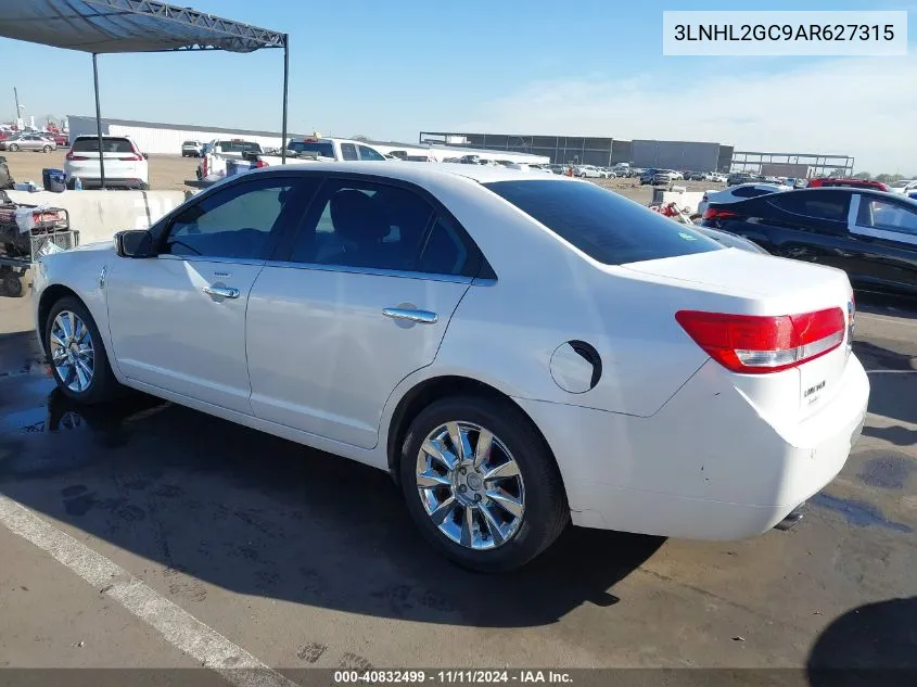 2010 Lincoln Mkz VIN: 3LNHL2GC9AR627315 Lot: 40832499