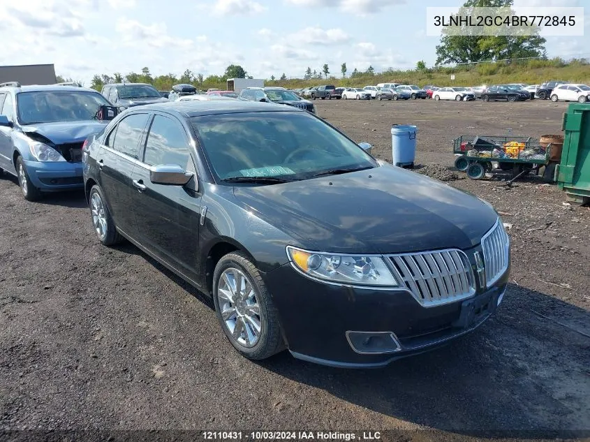 2011 Lincoln Mkz VIN: 3LNHL2GC4BR772845 Lot: 12110431