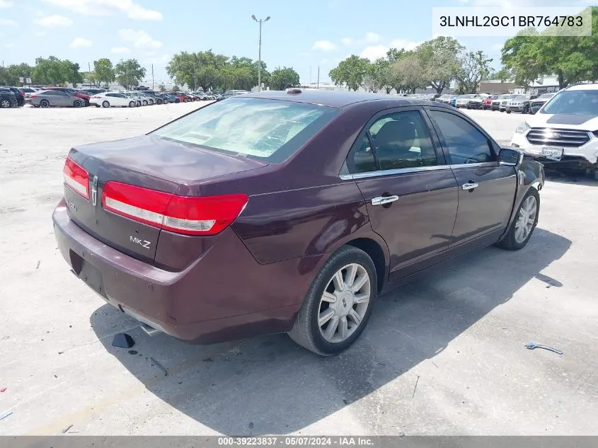 2011 Lincoln Mkz VIN: 3LNHL2GC1BR764783 Lot: 39223837