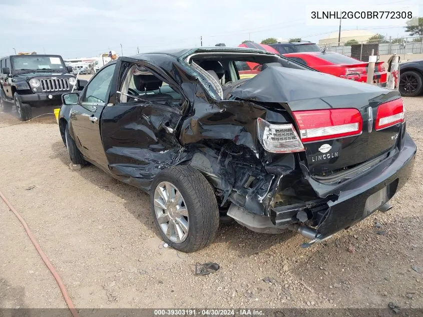 2011 Lincoln Mkz VIN: 3LNHL2GC0BR772308 Lot: 39303191