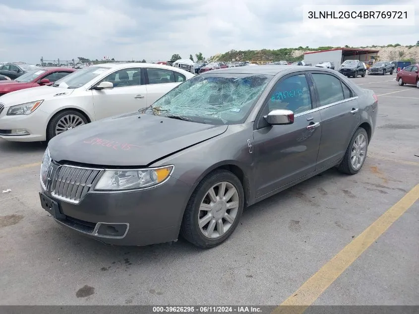 2011 Lincoln Mkz VIN: 3LNHL2GC4BR769721 Lot: 39626295