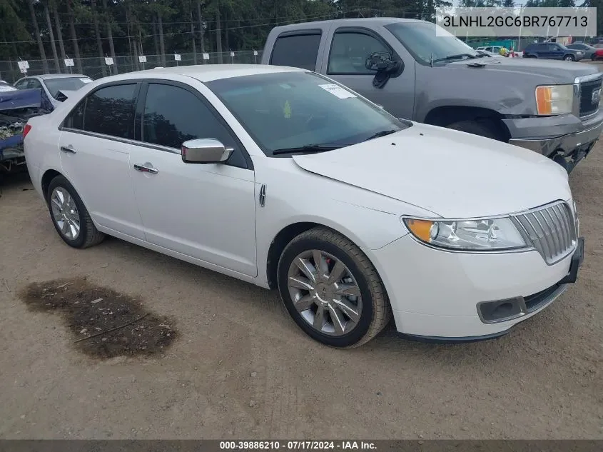 3LNHL2GC6BR767713 2011 Lincoln Mkz