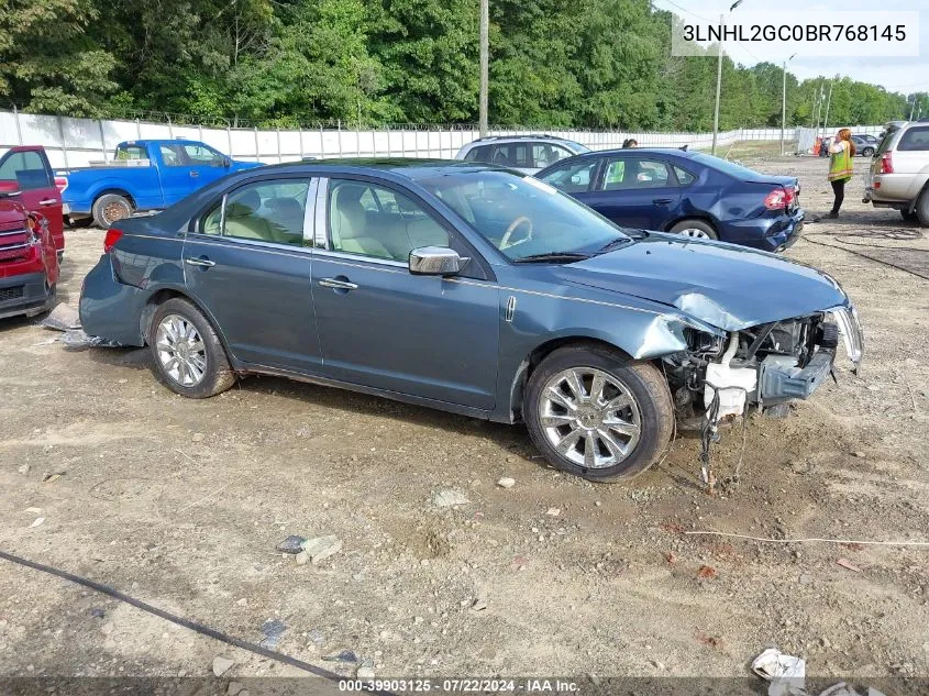 2011 Lincoln Mkz VIN: 3LNHL2GC0BR768145 Lot: 39903125