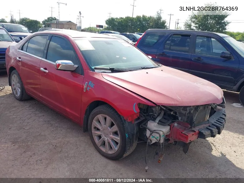 2011 Lincoln Mkz VIN: 3LNHL2GC2BR764369 Lot: 40051811