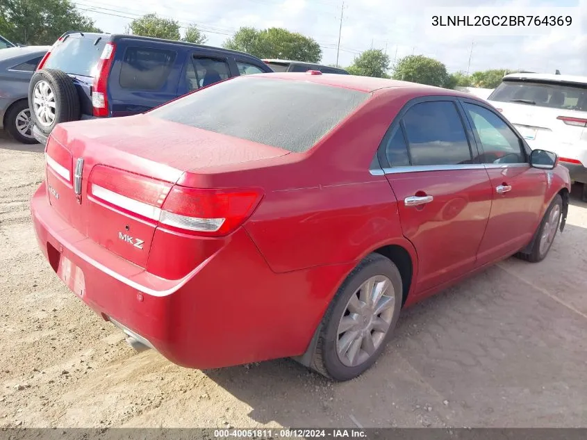 3LNHL2GC2BR764369 2011 Lincoln Mkz