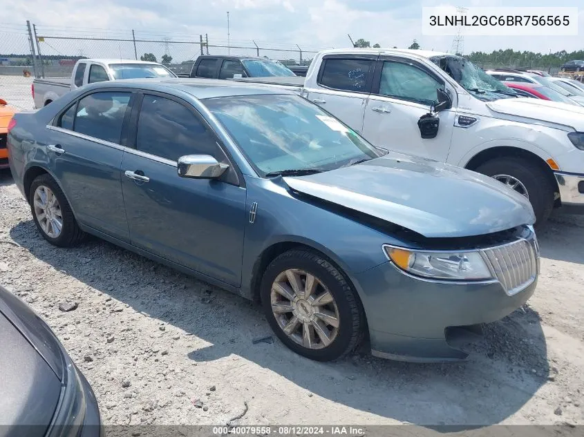 3LNHL2GC6BR756565 2011 Lincoln Mkz