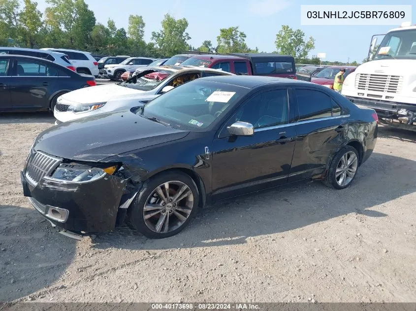 03LNHL2JC5BR76809 2011 Lincoln Mkz