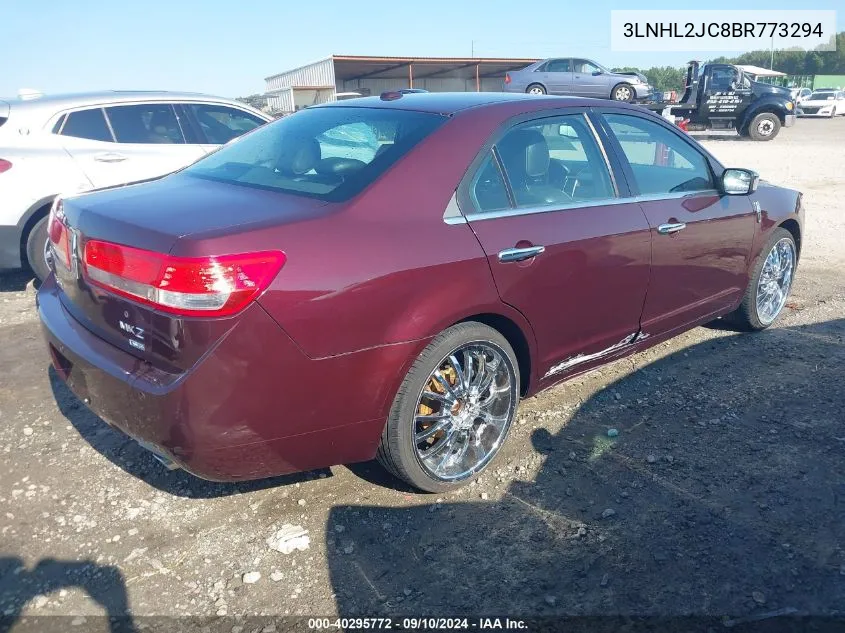 2011 Lincoln Mkz VIN: 3LNHL2JC8BR773294 Lot: 40295772