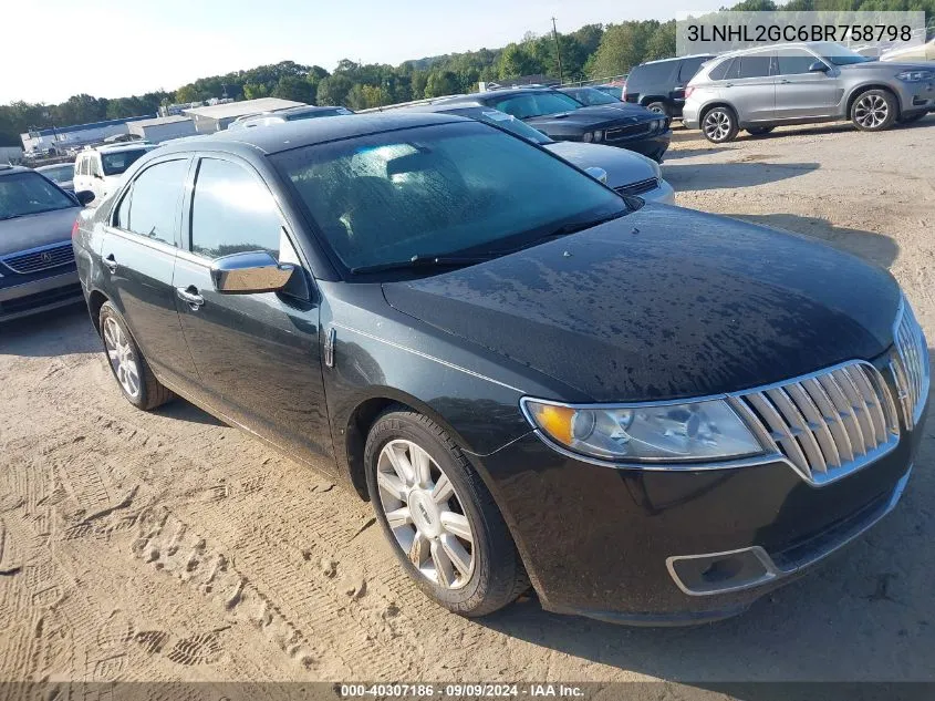 3LNHL2GC6BR758798 2011 Lincoln Mkz