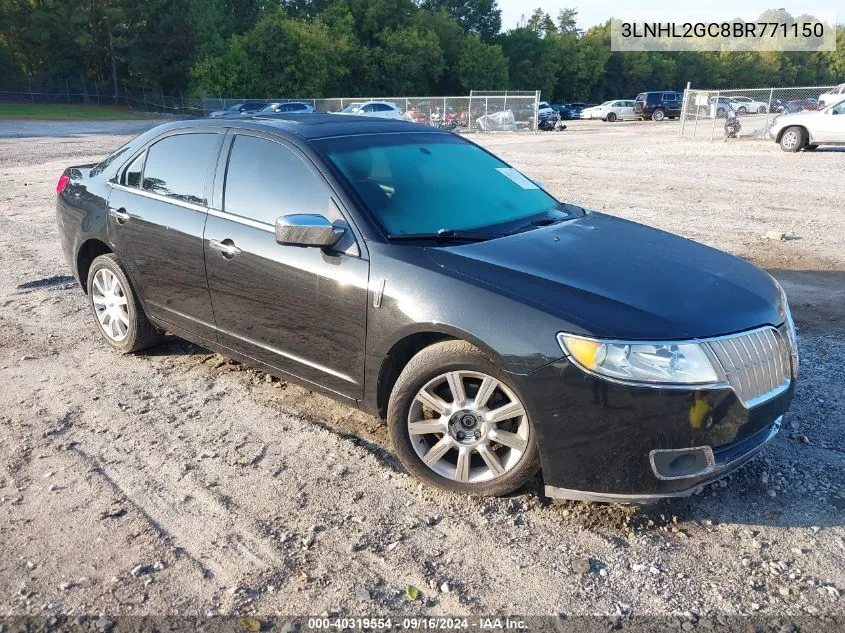 2011 Lincoln Mkz VIN: 3LNHL2GC8BR771150 Lot: 40319554