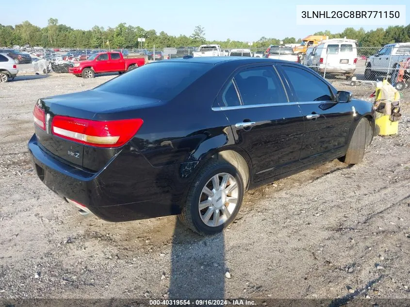 2011 Lincoln Mkz VIN: 3LNHL2GC8BR771150 Lot: 40319554