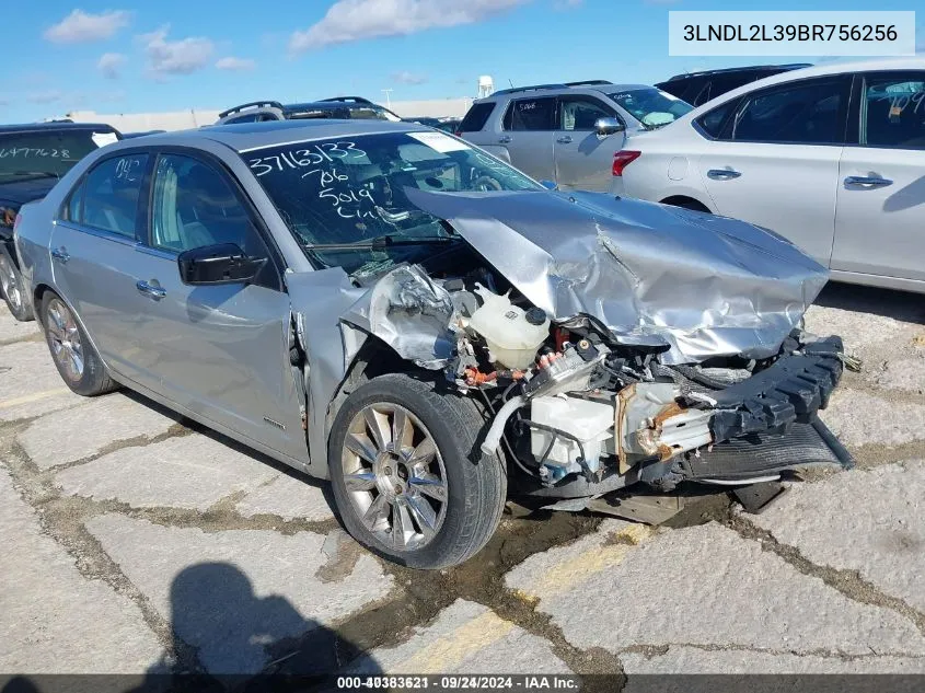 2011 Lincoln Mkz Hybrid VIN: 3LNDL2L39BR756256 Lot: 40383621