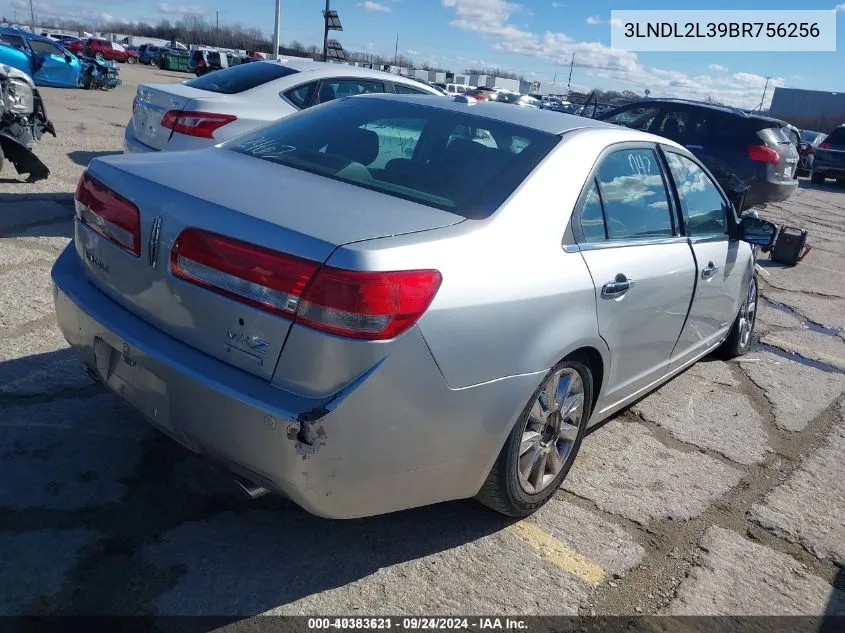 2011 Lincoln Mkz Hybrid VIN: 3LNDL2L39BR756256 Lot: 40383621