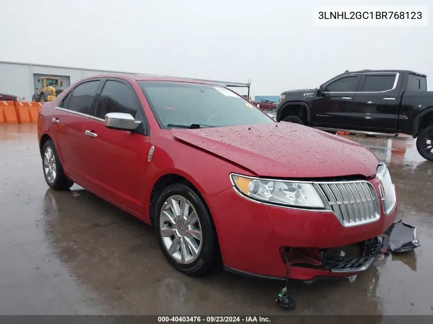 2011 Lincoln Mkz VIN: 3LNHL2GC1BR768123 Lot: 40403476