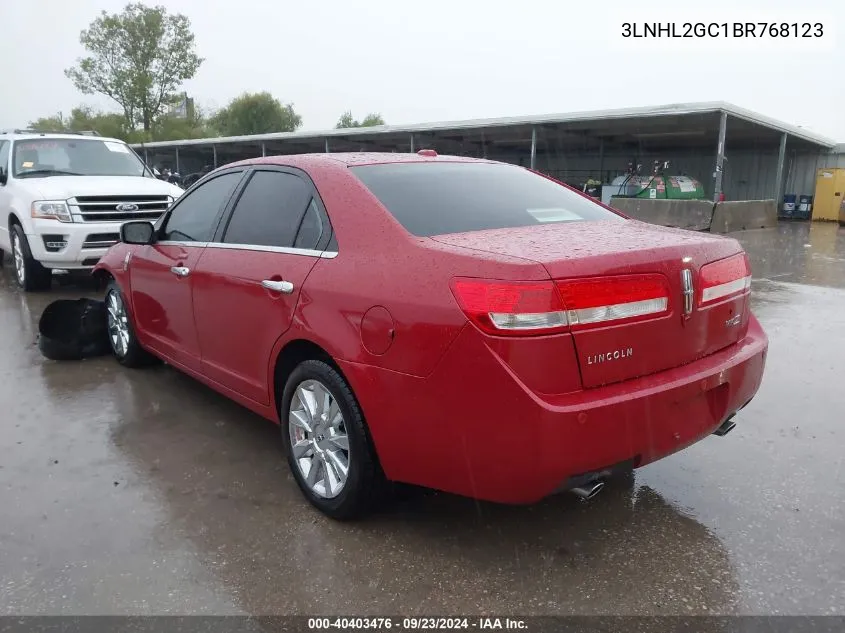 3LNHL2GC1BR768123 2011 Lincoln Mkz