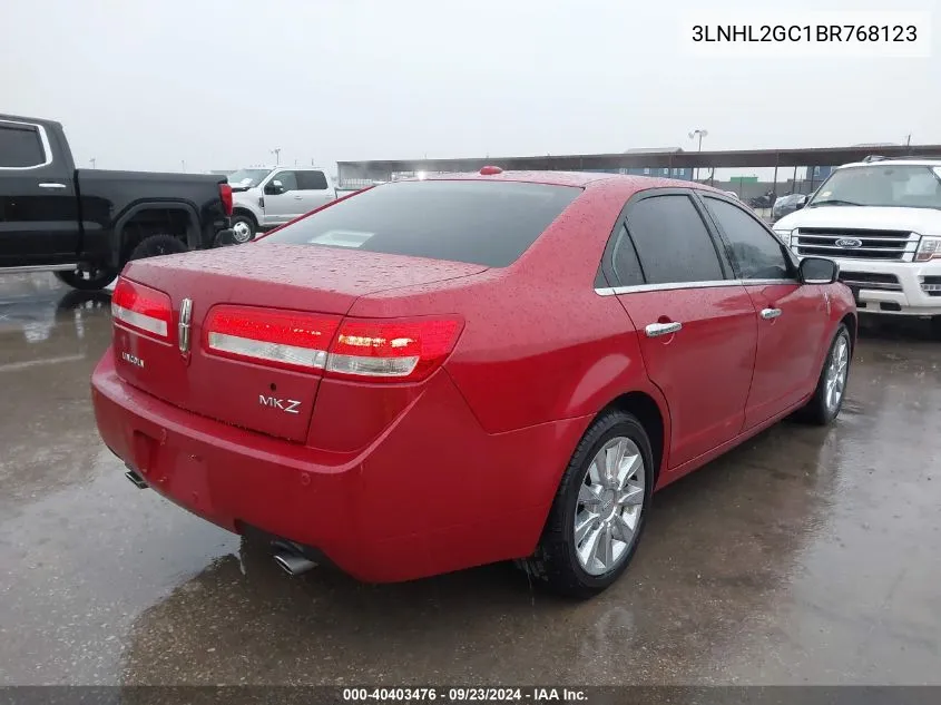 2011 Lincoln Mkz VIN: 3LNHL2GC1BR768123 Lot: 40403476