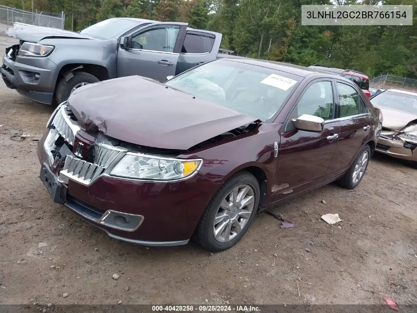 2011 Lincoln Mkz VIN: 3LNHL2GC2BR766154 Lot: 40428258