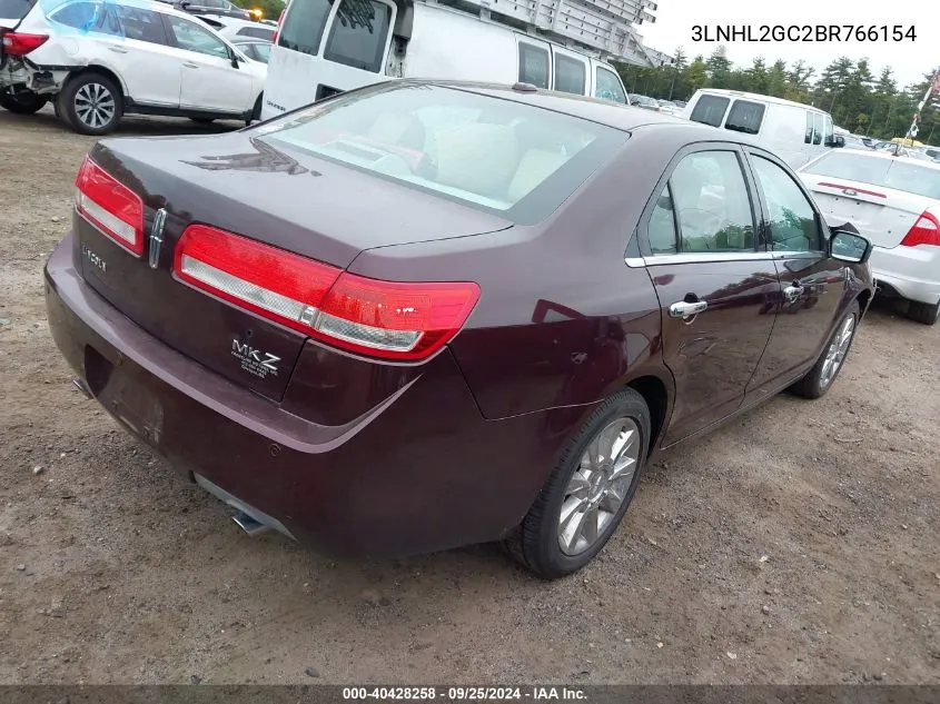 3LNHL2GC2BR766154 2011 Lincoln Mkz