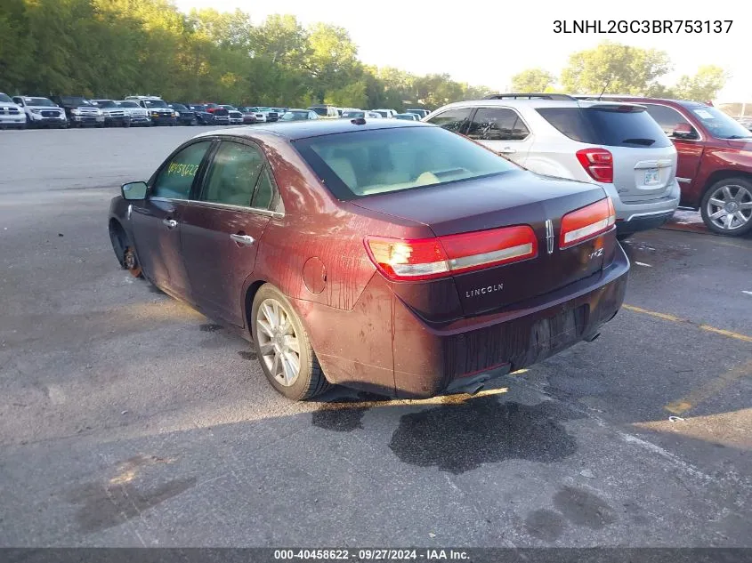 3LNHL2GC3BR753137 2011 Lincoln Mkz