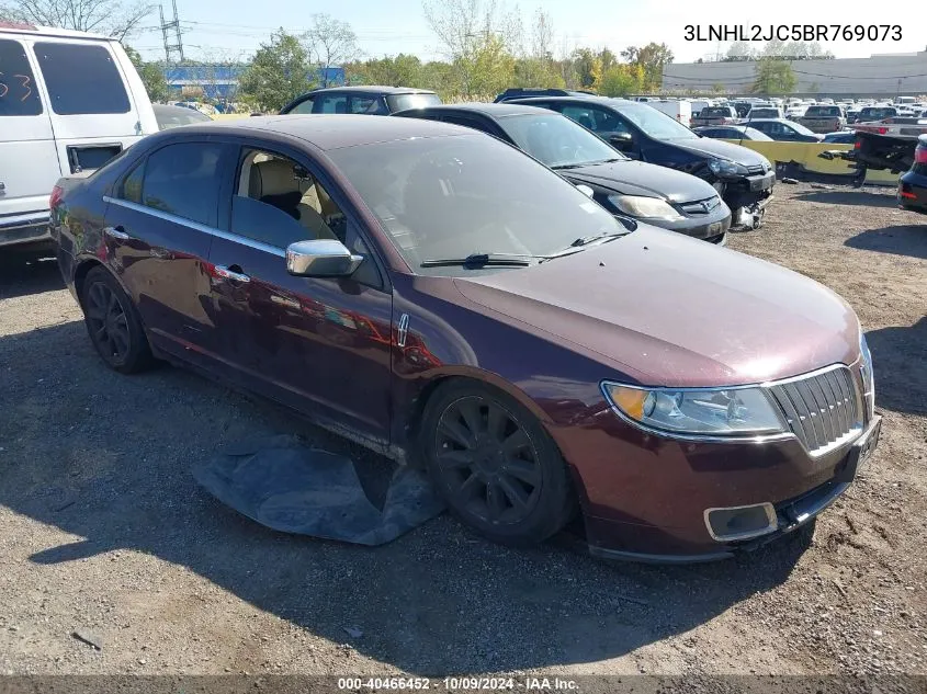 2011 Lincoln Mkz VIN: 3LNHL2JC5BR769073 Lot: 40466452