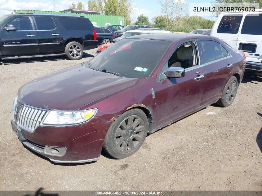 2011 Lincoln Mkz VIN: 3LNHL2JC5BR769073 Lot: 40466452