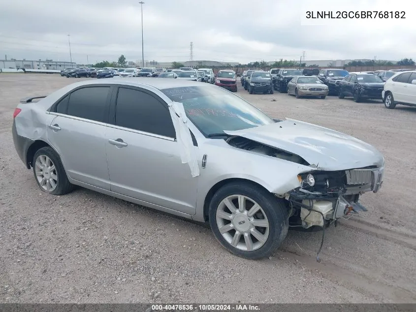 2011 Lincoln Mkz VIN: 3LNHL2GC6BR768182 Lot: 40478536