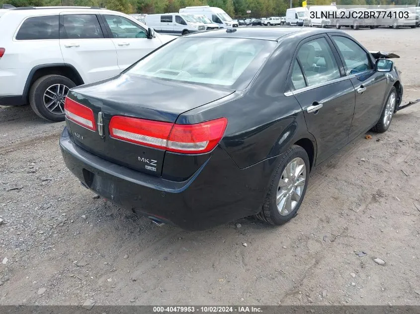 2011 Lincoln Mkz VIN: 3LNHL2JC2BR774103 Lot: 40479953