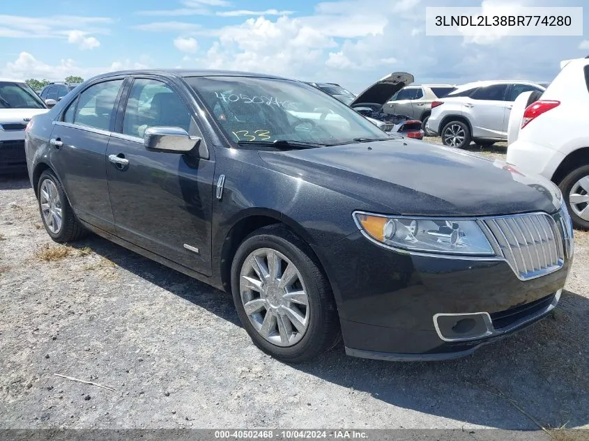 2011 Lincoln Mkz Hybrid VIN: 3LNDL2L38BR774280 Lot: 40502468