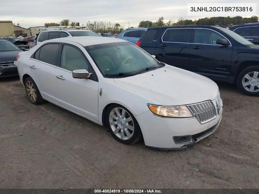 2011 Lincoln Mkz VIN: 3LNHL2GC1BR753816 Lot: 40524919