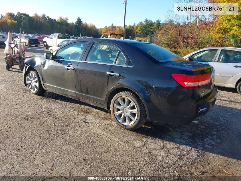 2011 Lincoln Mkz VIN: 3LNHL2GC6BR761121 Lot: 40585709