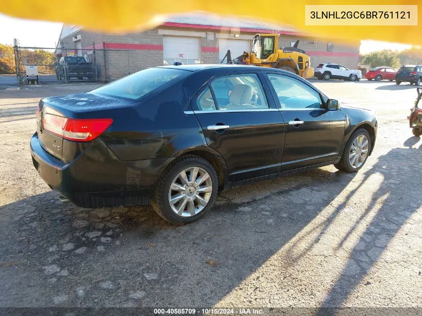 2011 Lincoln Mkz VIN: 3LNHL2GC6BR761121 Lot: 40585709