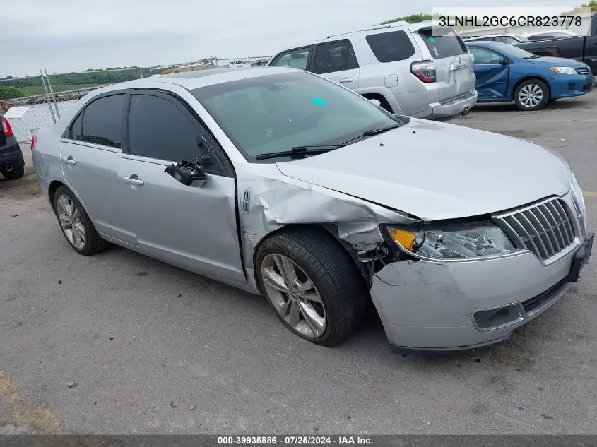 3LNHL2GC6CR823778 2012 Lincoln Mkz