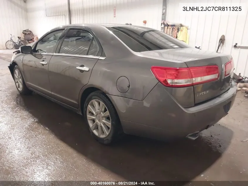 3LNHL2JC7CR811325 2012 Lincoln Mkz