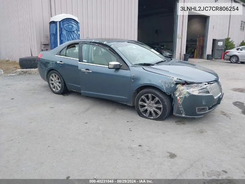 3LNHL2JC7CR806254 2012 Lincoln Mkz