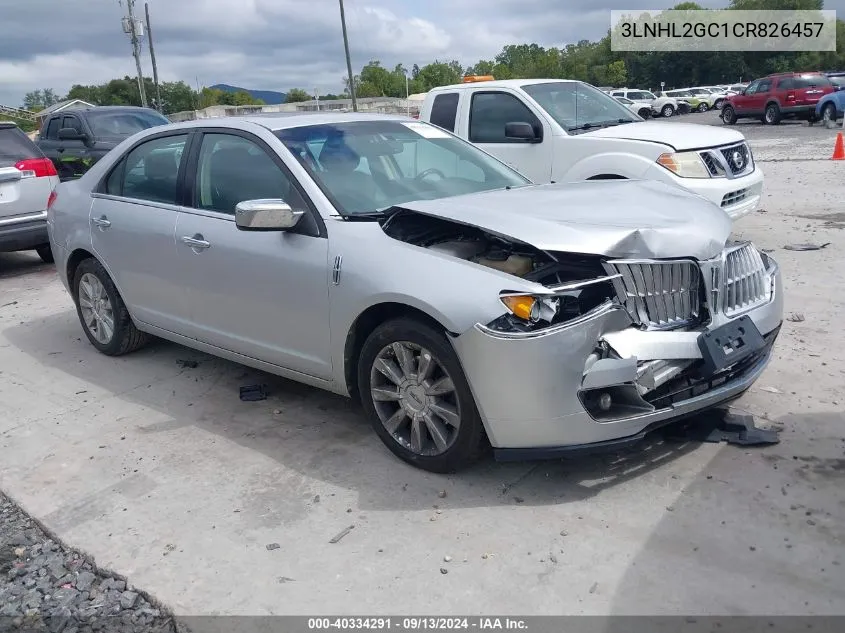 2012 Lincoln Mkz VIN: 3LNHL2GC1CR826457 Lot: 40334291