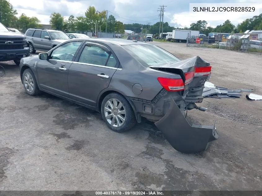 2012 Lincoln Mkz VIN: 3LNHL2JC9CR828529 Lot: 40376178