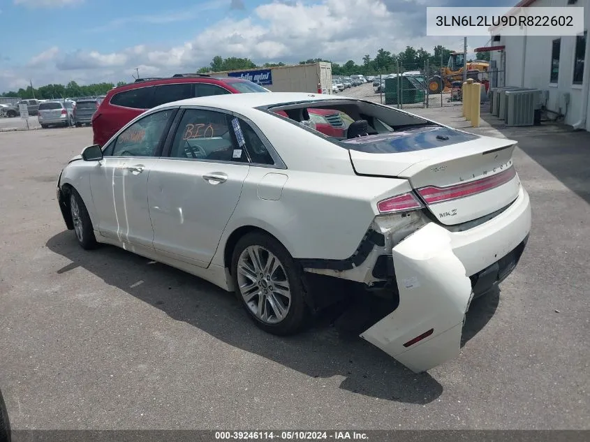 3LN6L2LU9DR822602 2013 Lincoln Mkz Hybrid