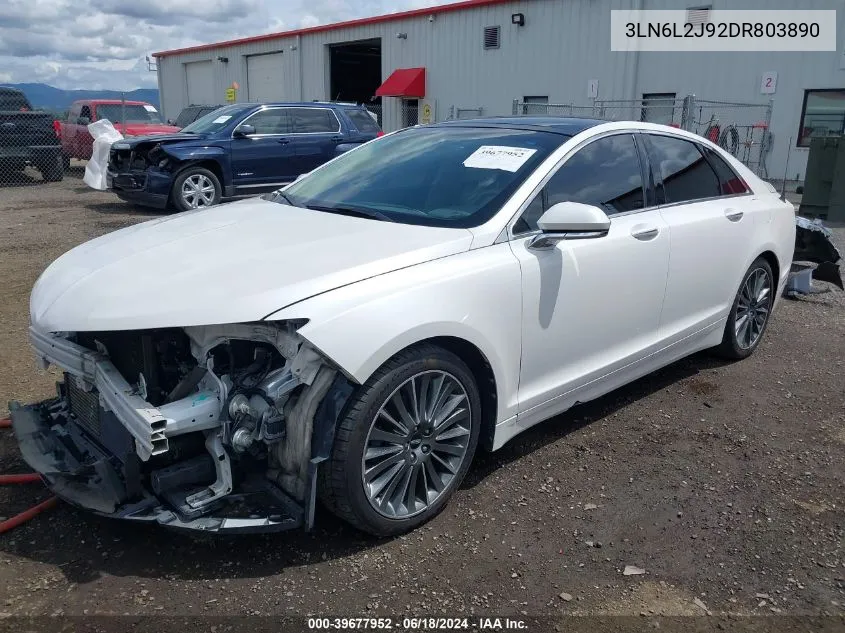 3LN6L2J92DR803890 2013 Lincoln Mkz