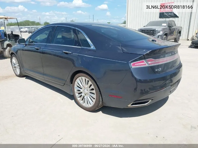 3LN6L2GK5DR818166 2013 Lincoln Mkz