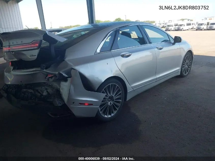 3LN6L2JK8DR803752 2013 Lincoln Mkz