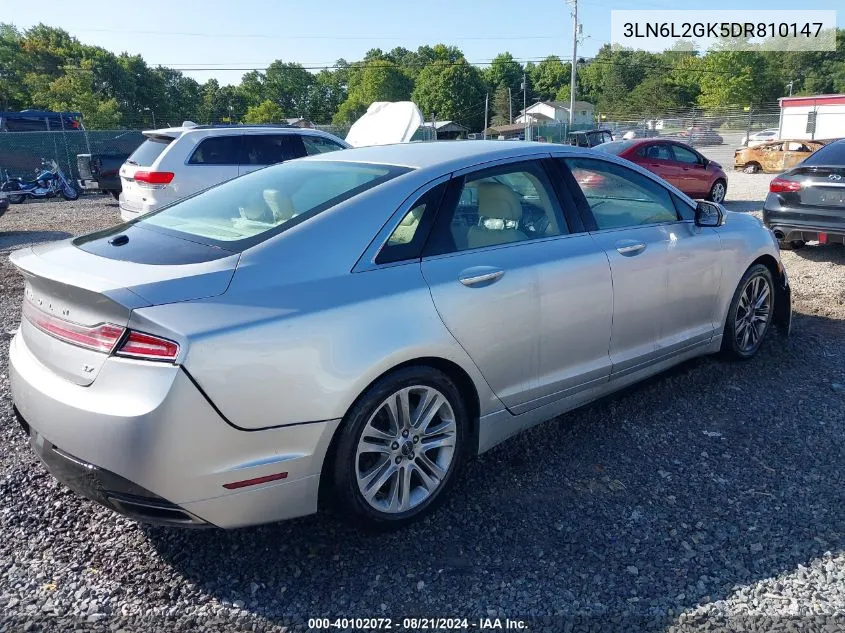 3LN6L2GK5DR810147 2013 Lincoln Mkz