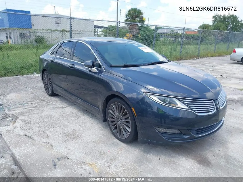 3LN6L2GK6DR816572 2013 Lincoln Mkz