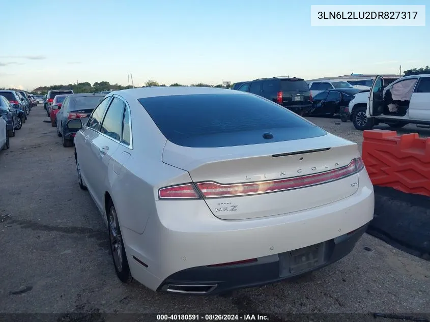 3LN6L2LU2DR827317 2013 Lincoln Mkz Hybrid