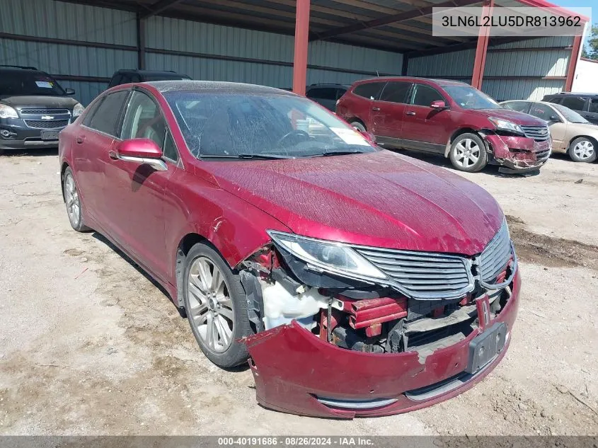 2013 Lincoln Mkz Hybrid VIN: 3LN6L2LU5DR813962 Lot: 40191686